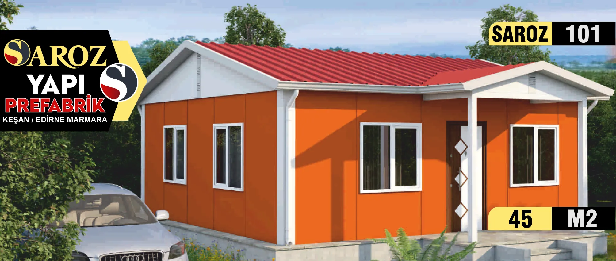 101 - 45m² Tek Katlı Prefabrik Ev